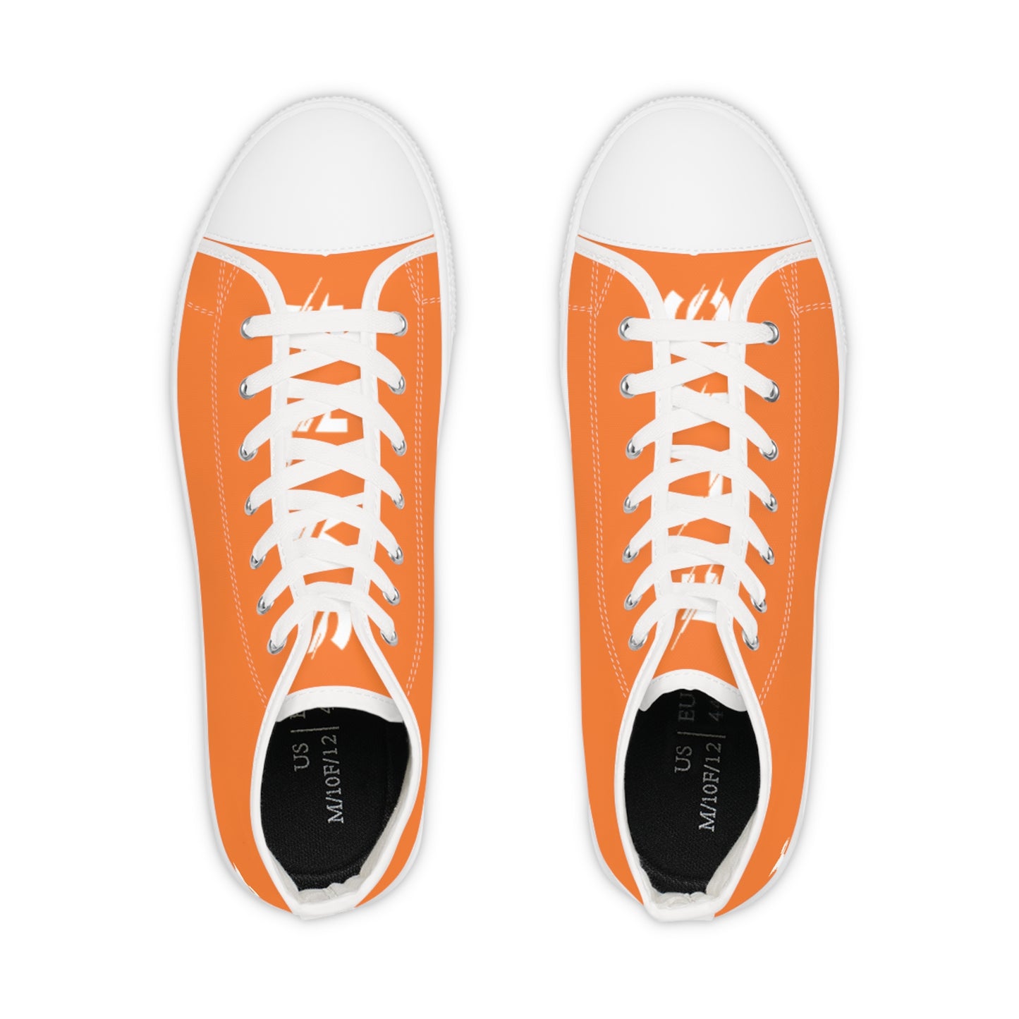 FEAT ONE Light Orange logo Blanc