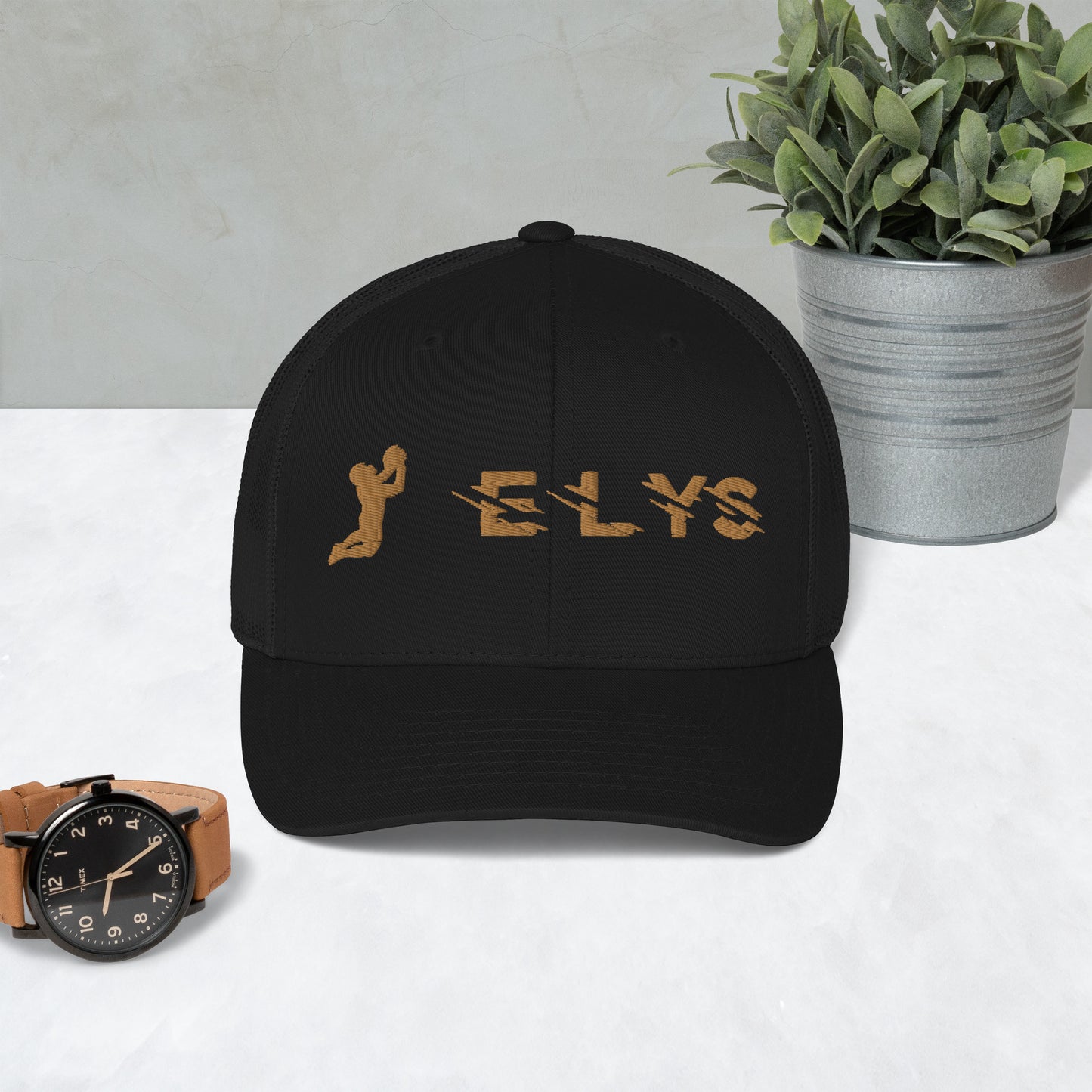 Casquette ELYS logo Or