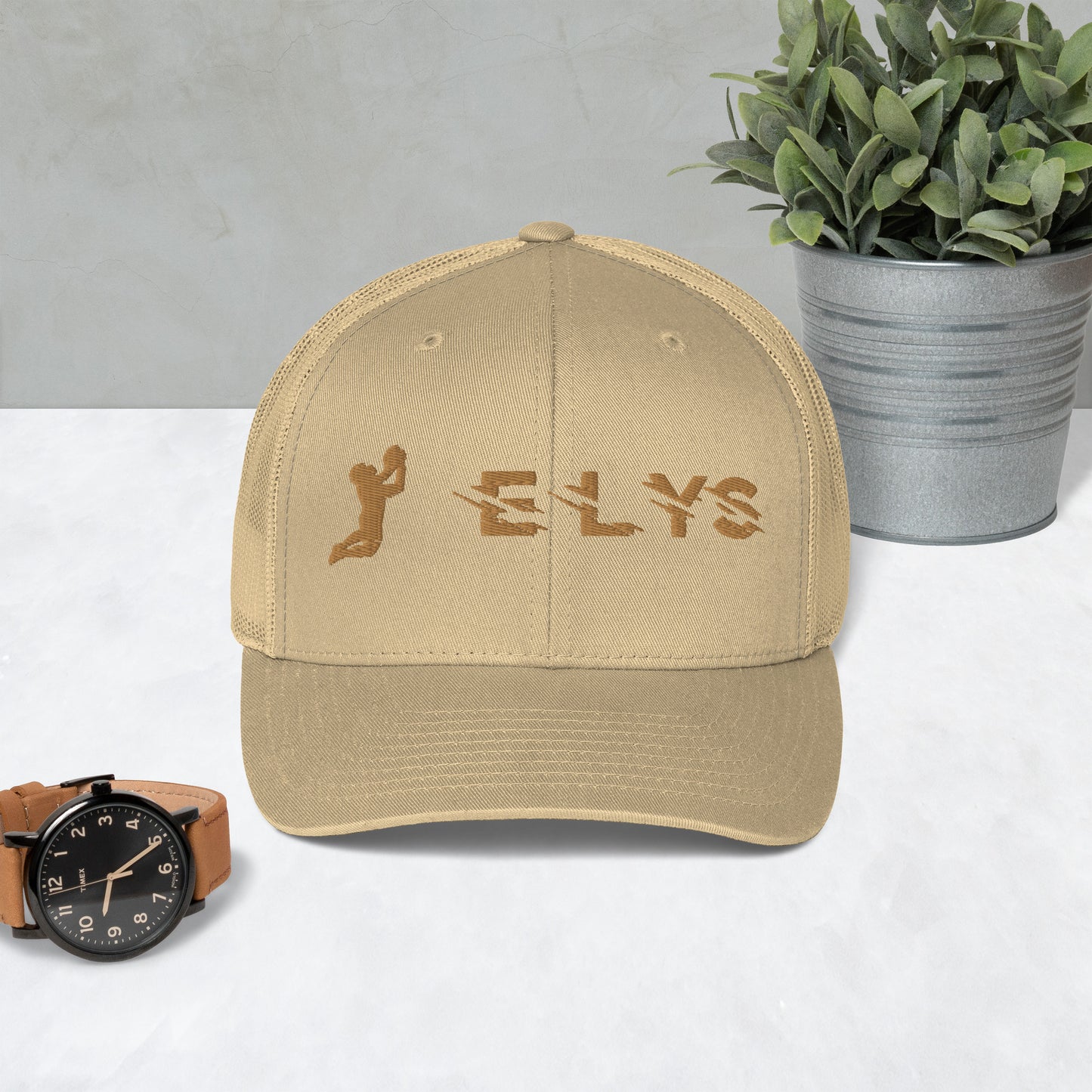 Casquette ELYS logo Or