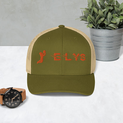 Casquette ELYS logo Orange