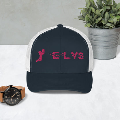 Casquette ELYS logo Rose