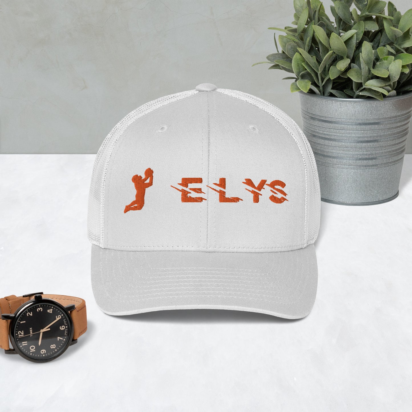 Casquette ELYS logo Orange