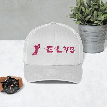 Casquette ELYS logo Rose