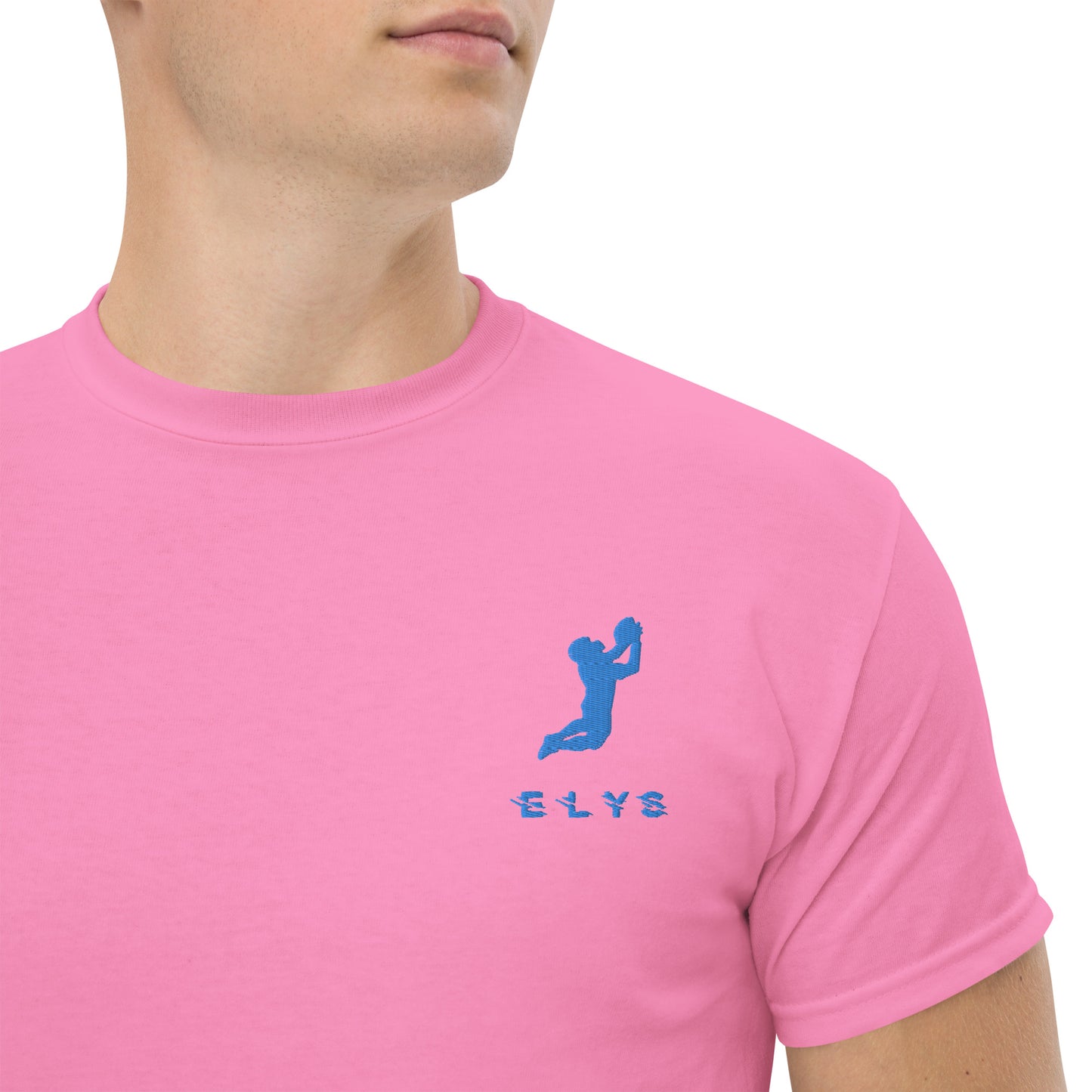 T-shirt ELYS Homme logo Bleu Clair