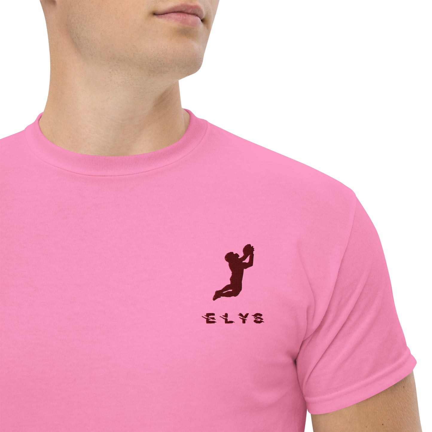 T-shirt ELYS Homme logo Bordeaux