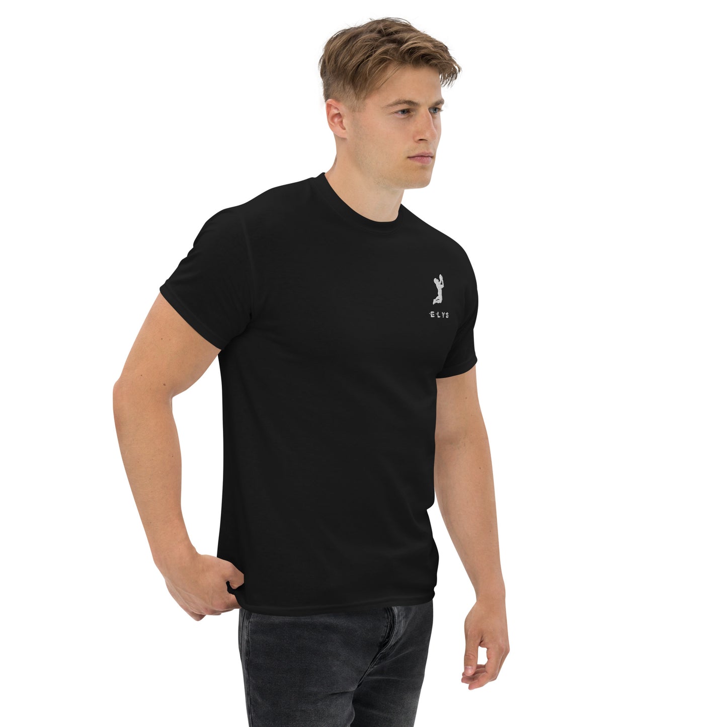 T-shirt ELYS Homme logo blanc