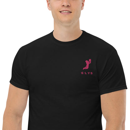 T-shirt ELYS Homme logo Rose