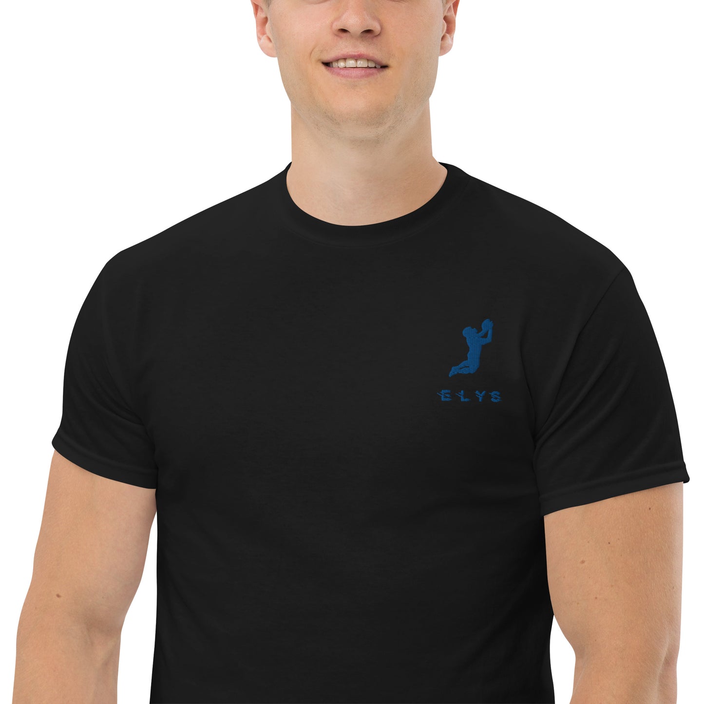 T-shirt ELYS Homme logo Bleu Foncé