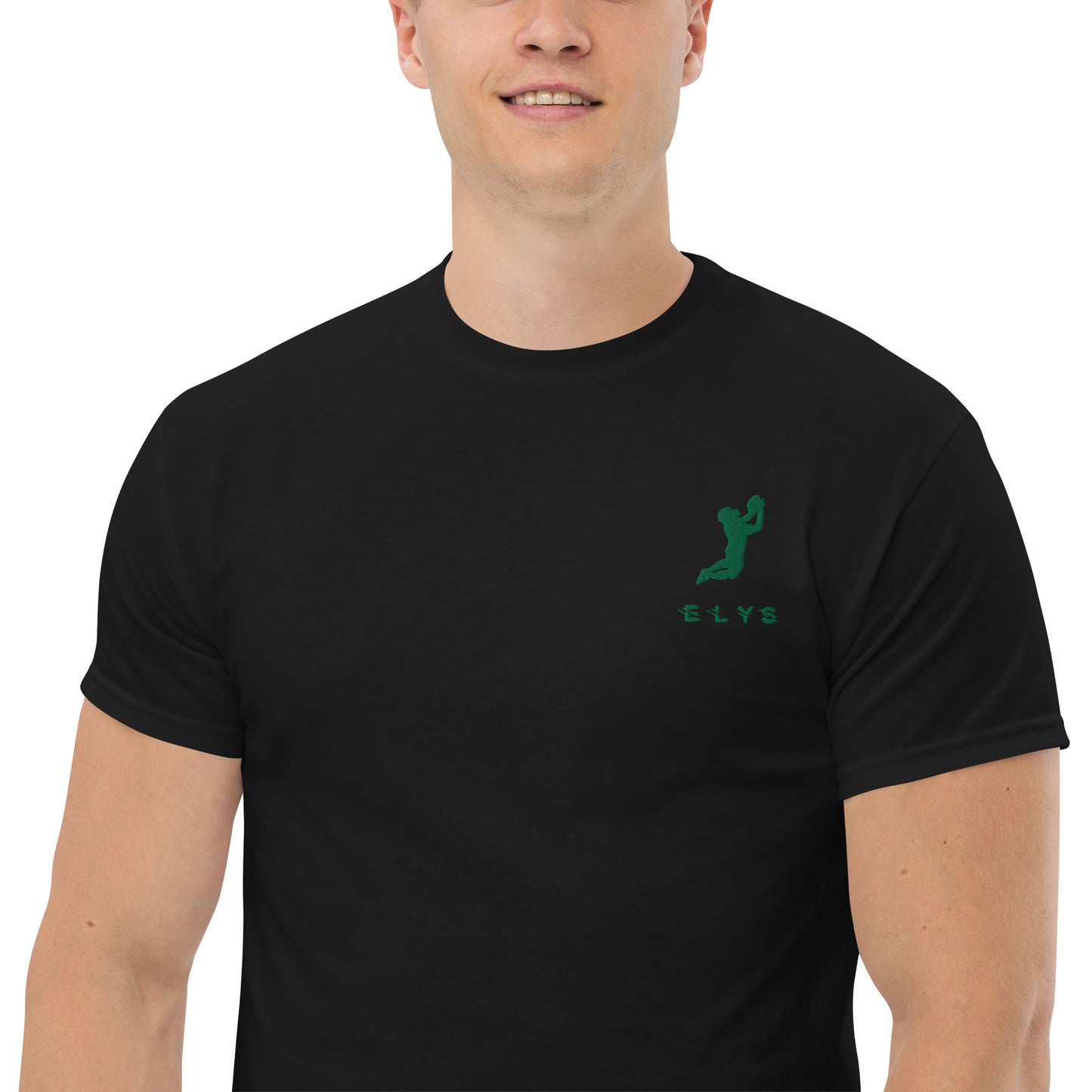 T-shirt ELYS Homme logo Vert Foncé