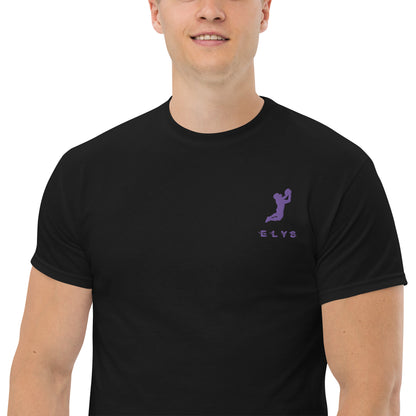 T-shirt ELYS Homme logo Violet