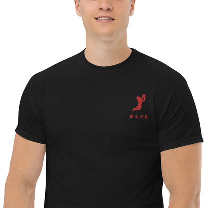 T-shirt ELYS Homme logo Rouge