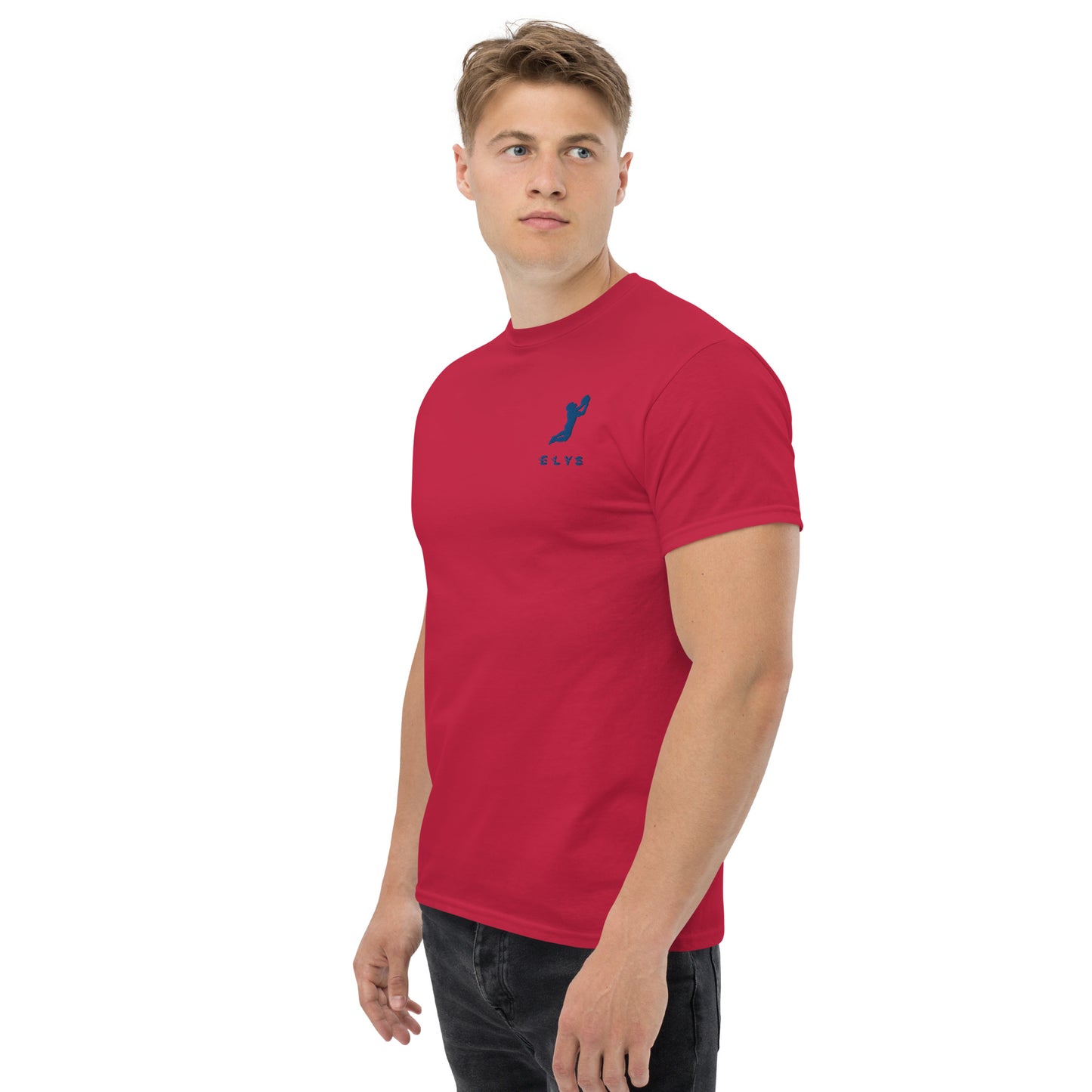 T-shirt ELYS Homme logo Bleu Foncé