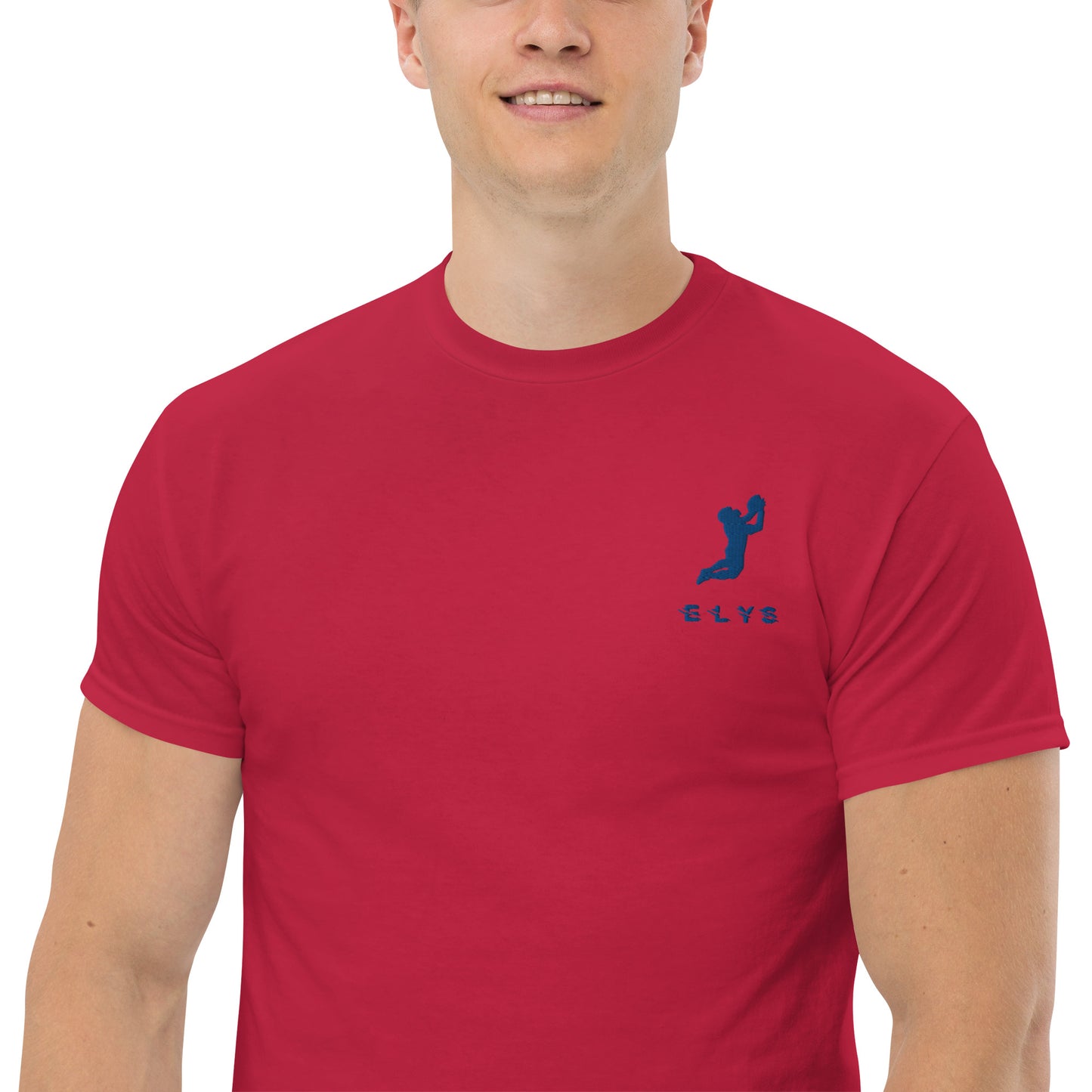 T-shirt ELYS Homme logo Bleu Foncé