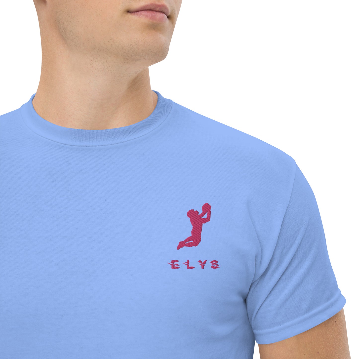 T-shirt ELYS Homme logo Rose