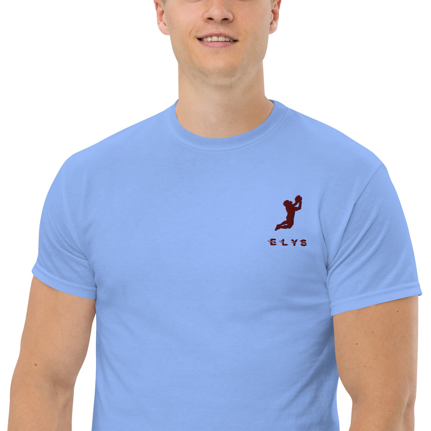 T-shirt ELYS Homme logo Bordeaux