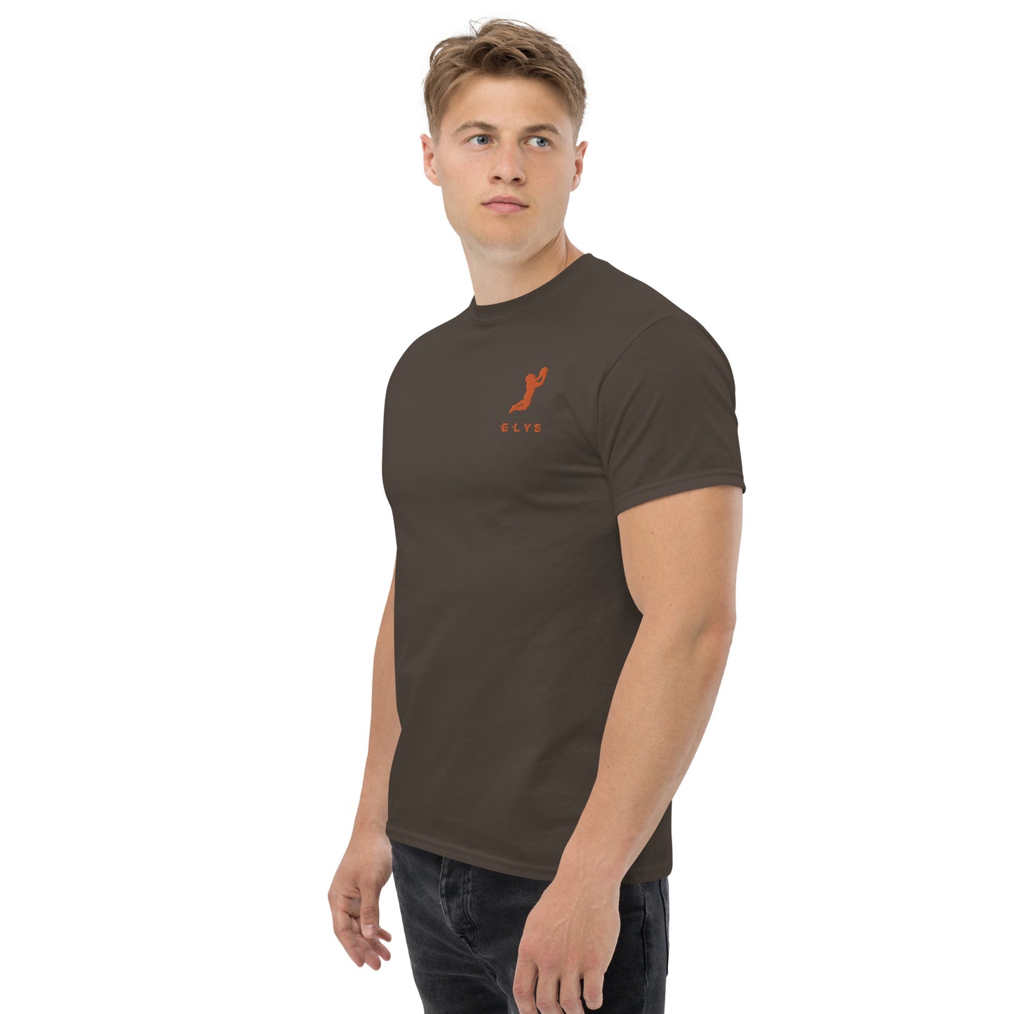 T-shirt ELYS Homme logo Orange