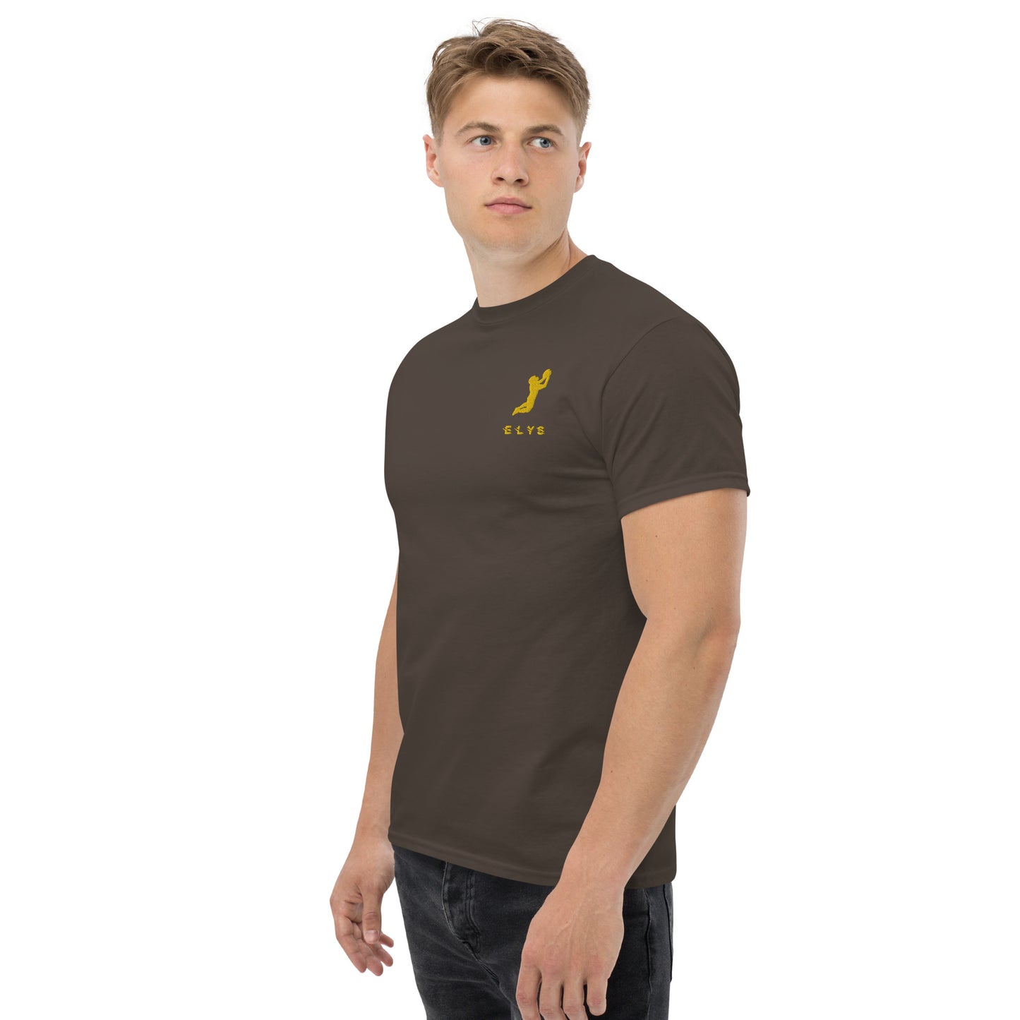 T-shirt ELYS Homme logo Jaune