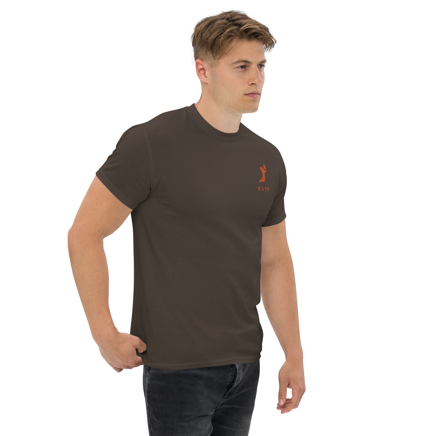 T-shirt ELYS Homme logo Orange