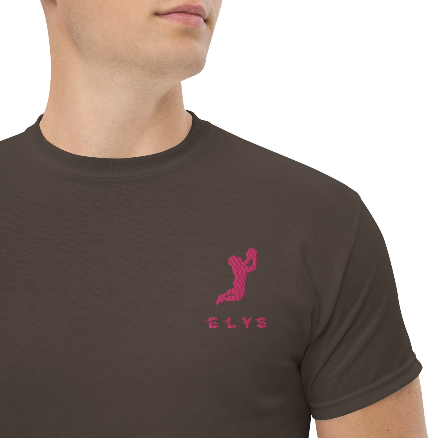 T-shirt ELYS Homme logo Rose