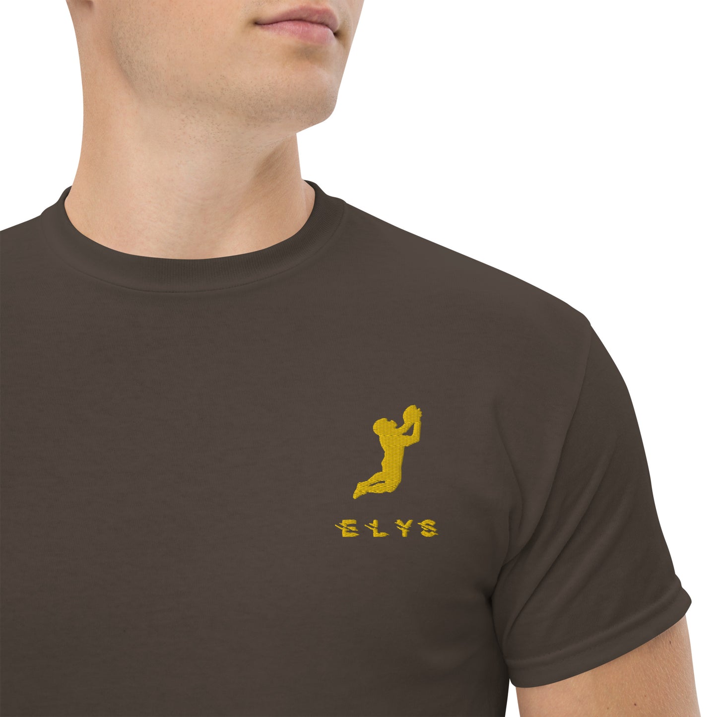 T-shirt ELYS Homme logo Jaune