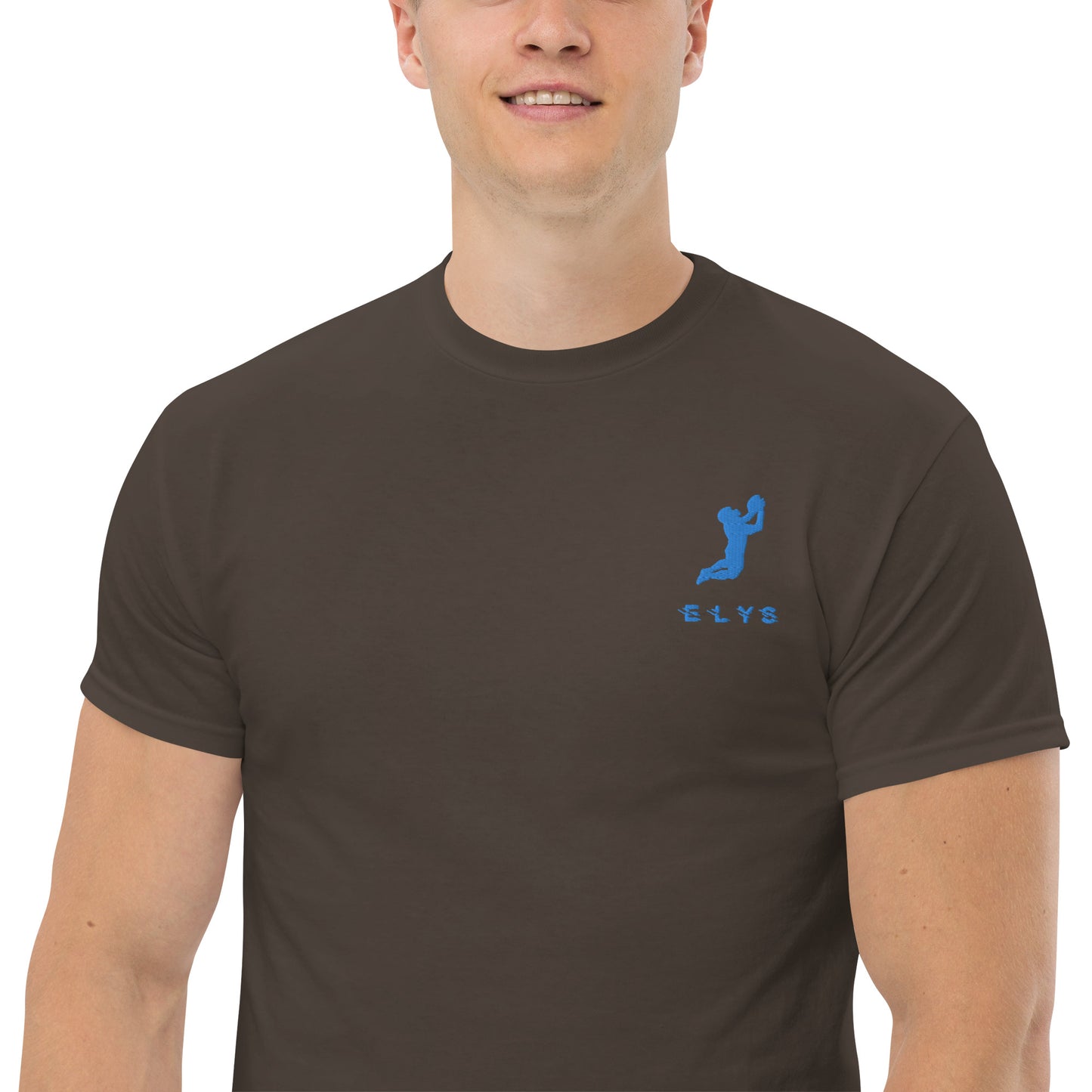 T-shirt ELYS Homme logo Bleu Clair