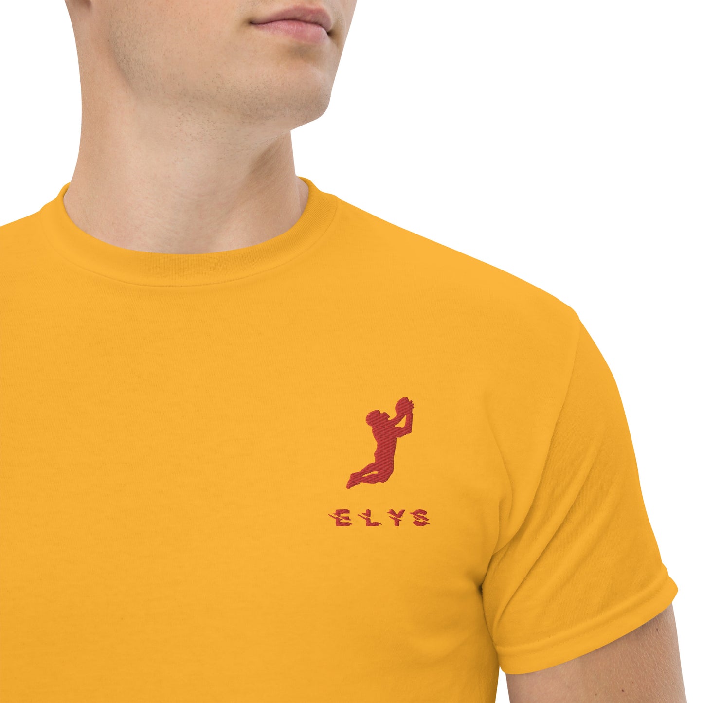 T-shirt ELYS Homme logo Rouge