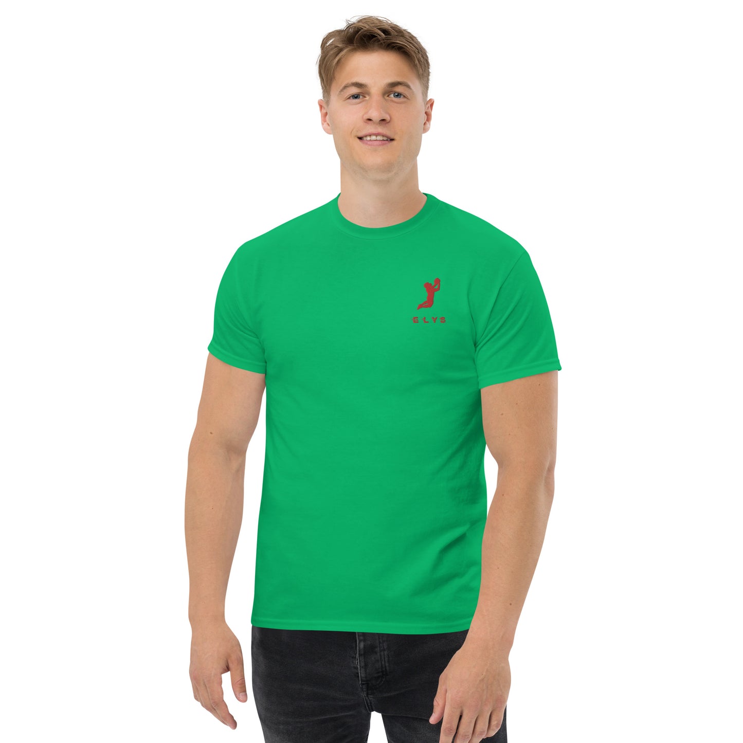 T-shirt ELYS Homme logo Rouge