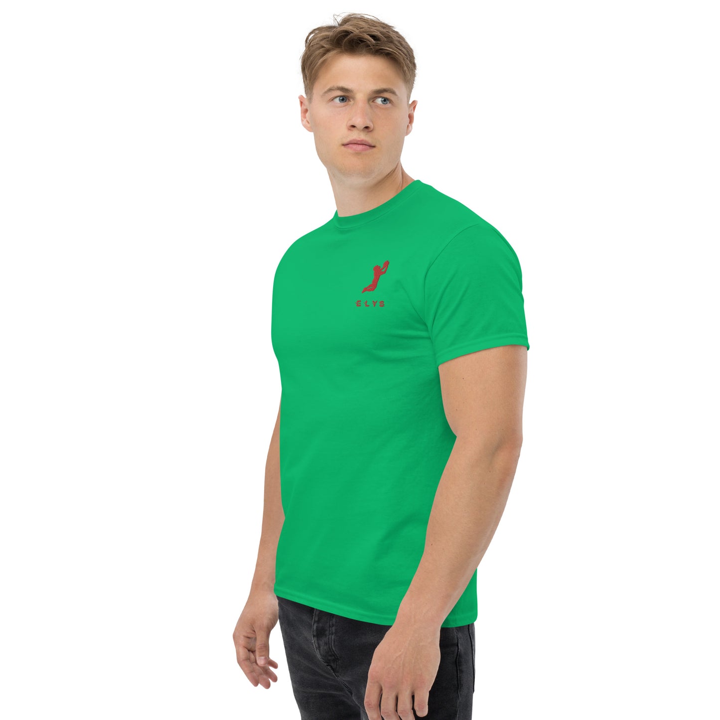 T-shirt ELYS Homme logo Rouge