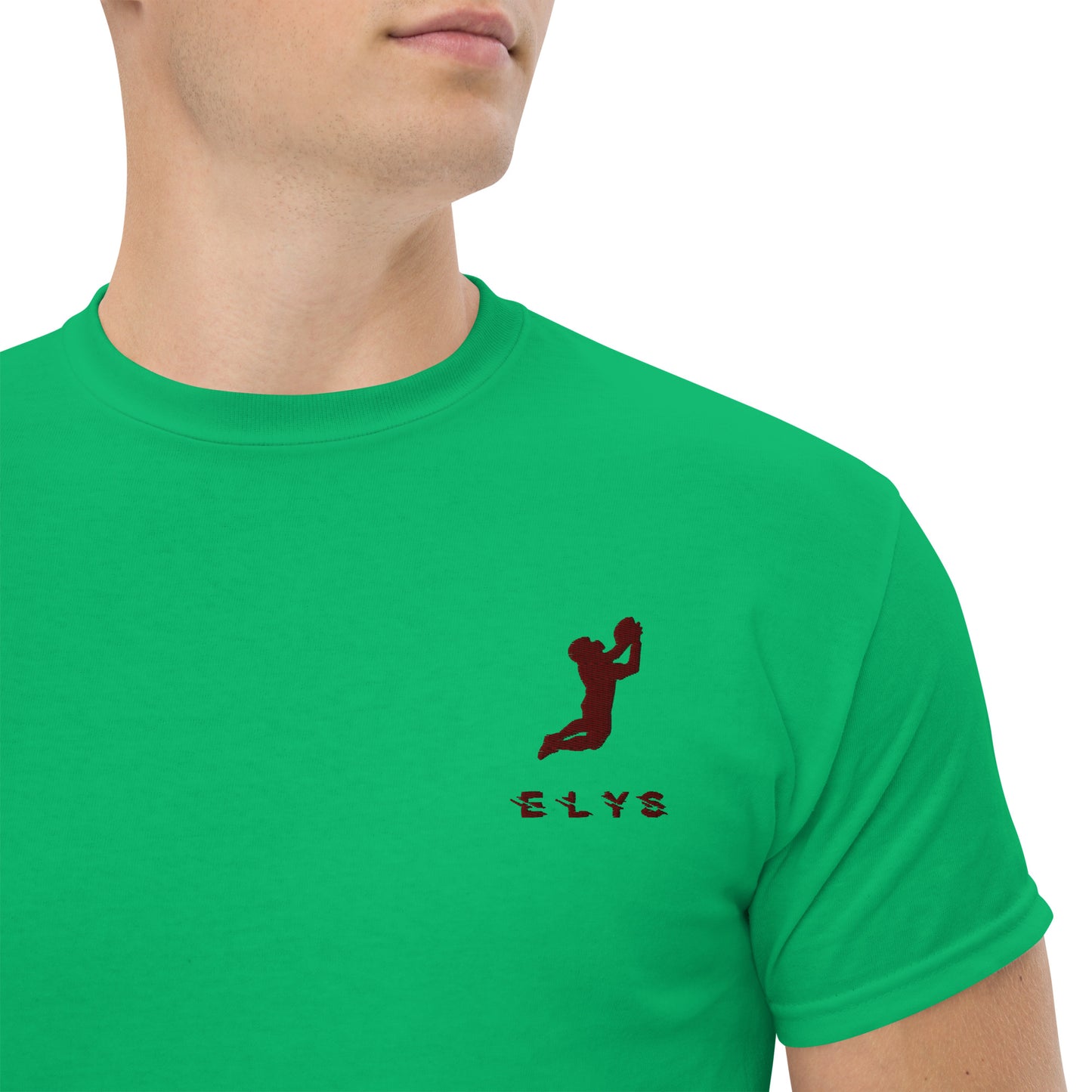 T-shirt ELYS Homme logo Bordeaux