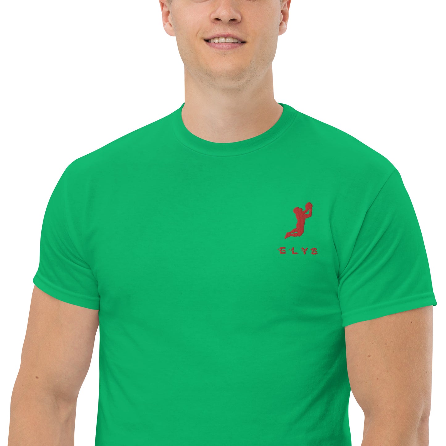 T-shirt ELYS Homme logo Rouge