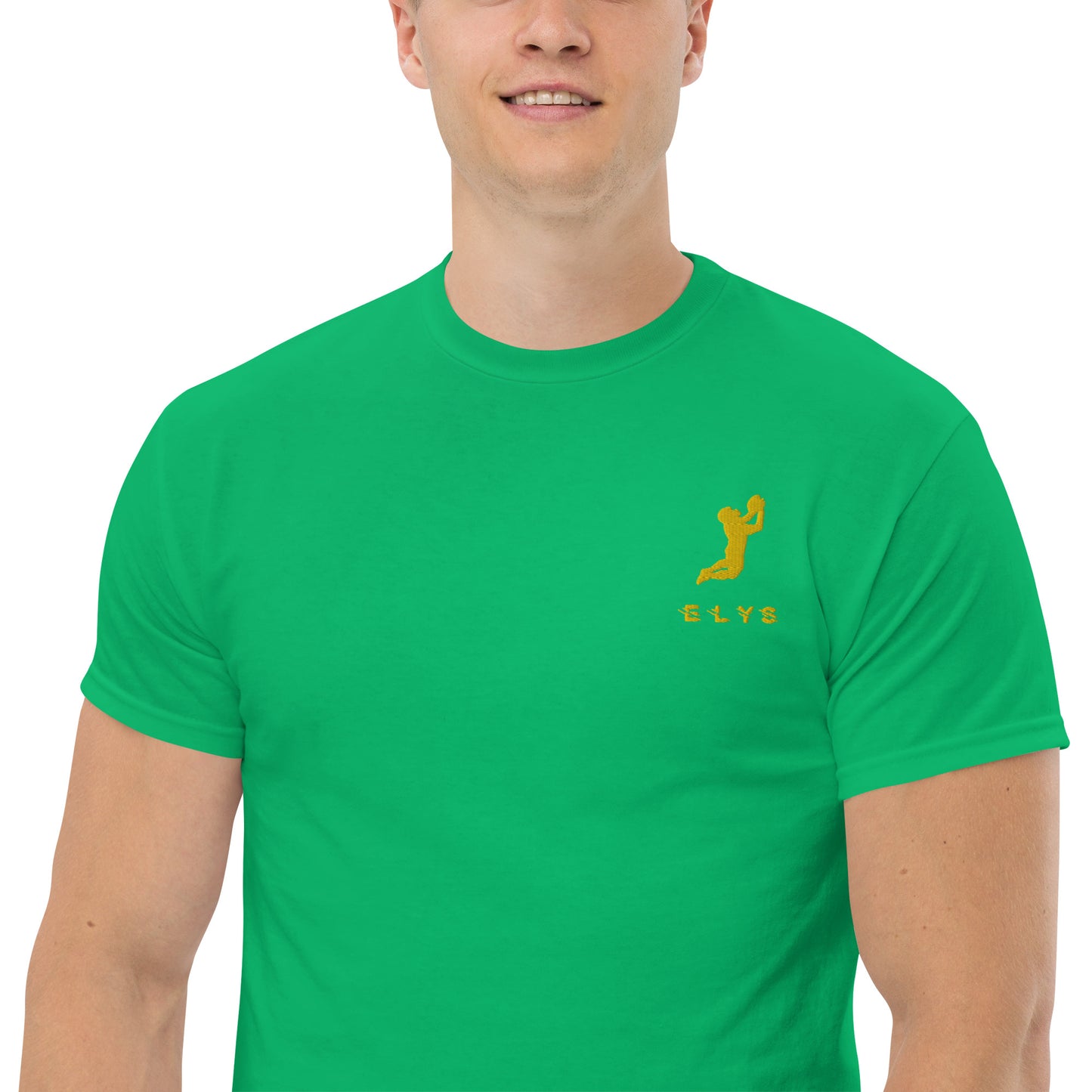 T-shirt ELYS Homme logo Jaune