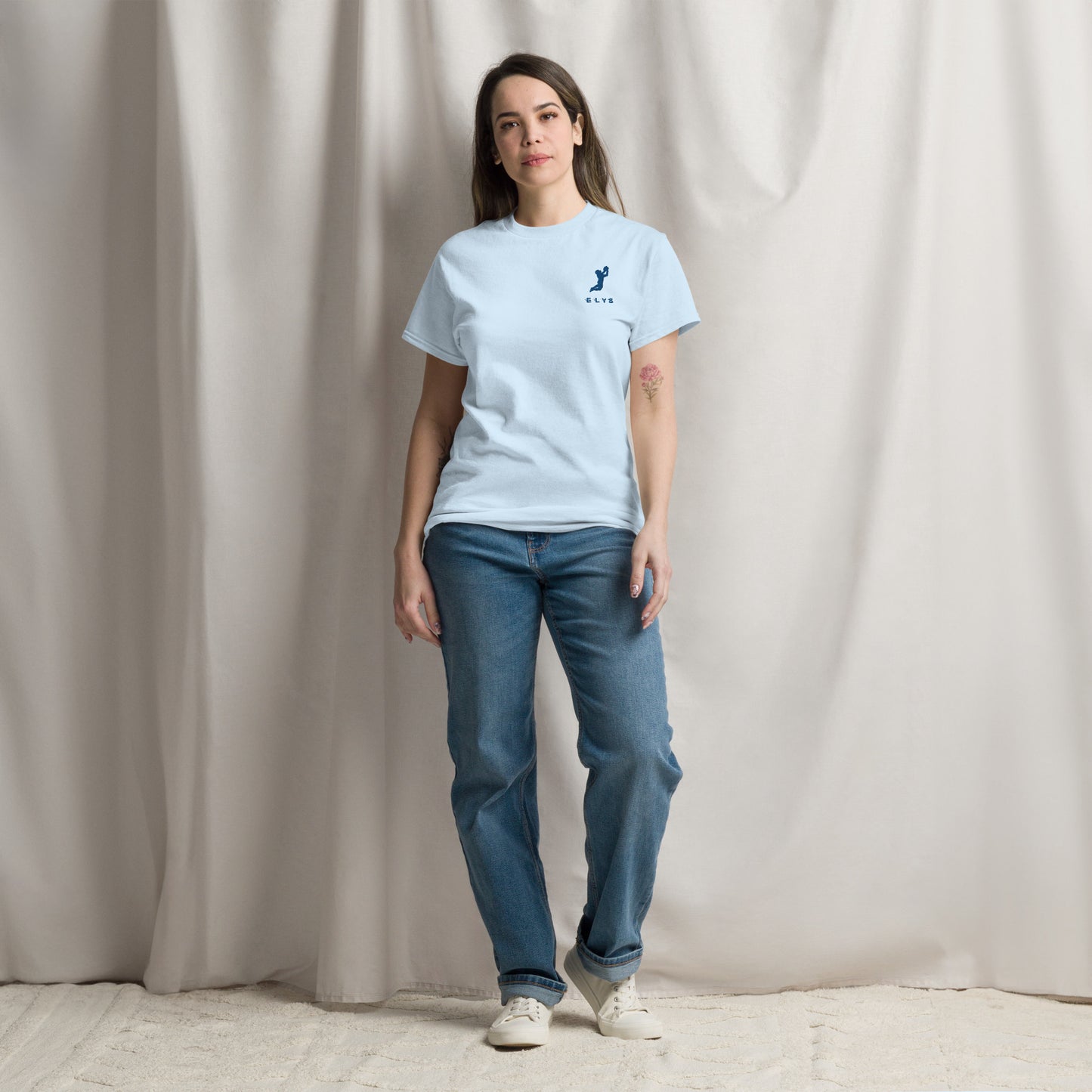 T-shirt ELYS Femme logo Bleu Foncé