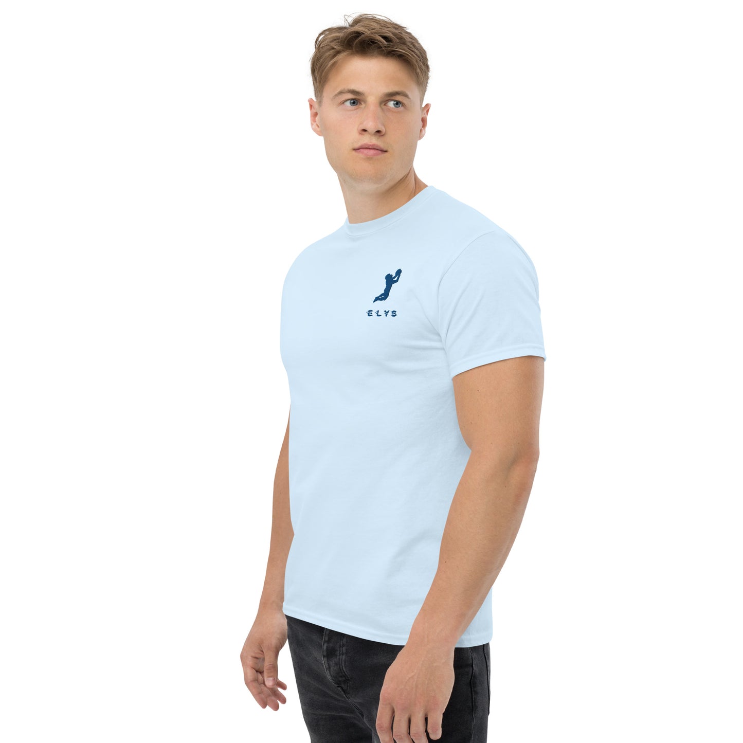 T-shirt ELYS Homme logo Bleu Foncé