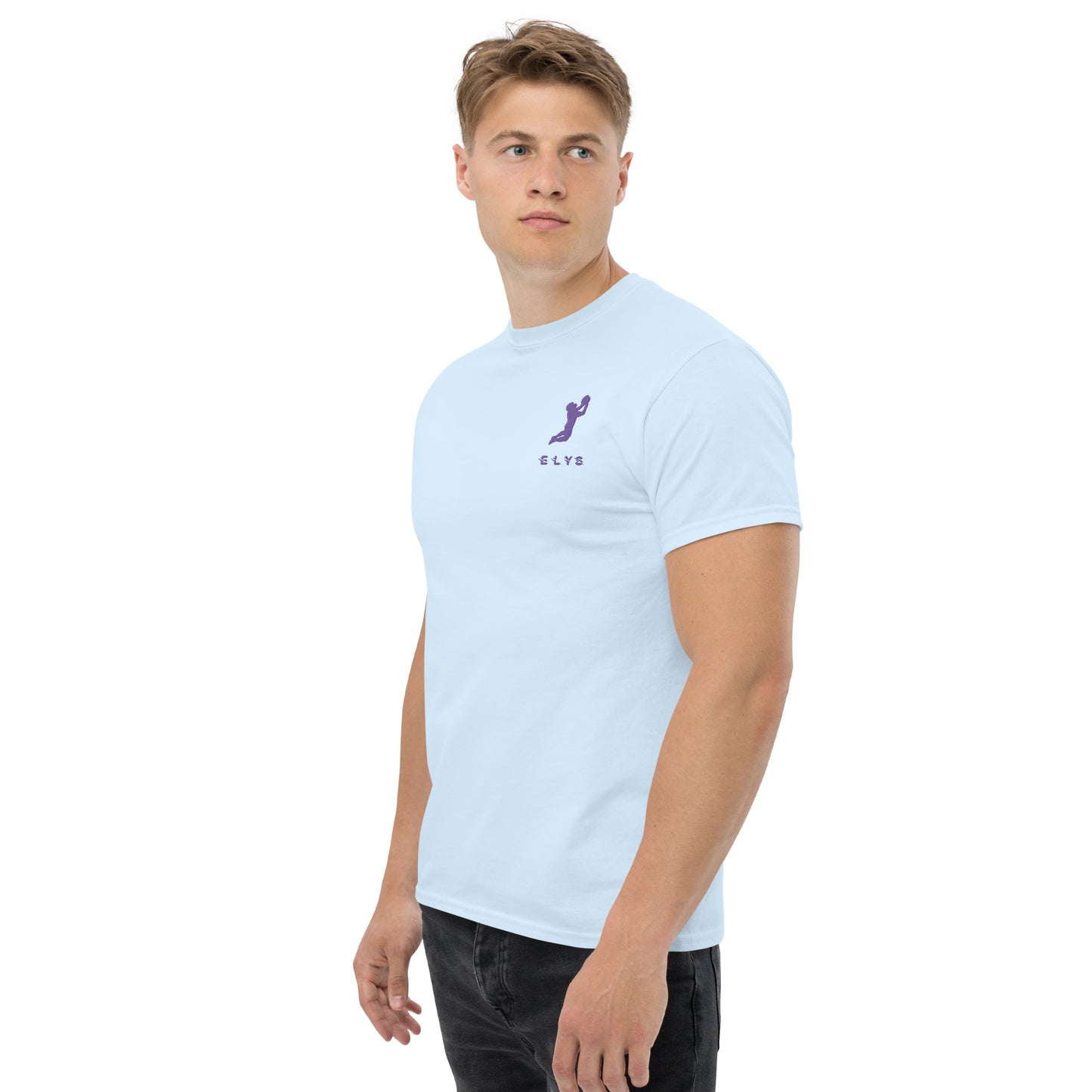 T-shirt ELYS Homme logo Violet