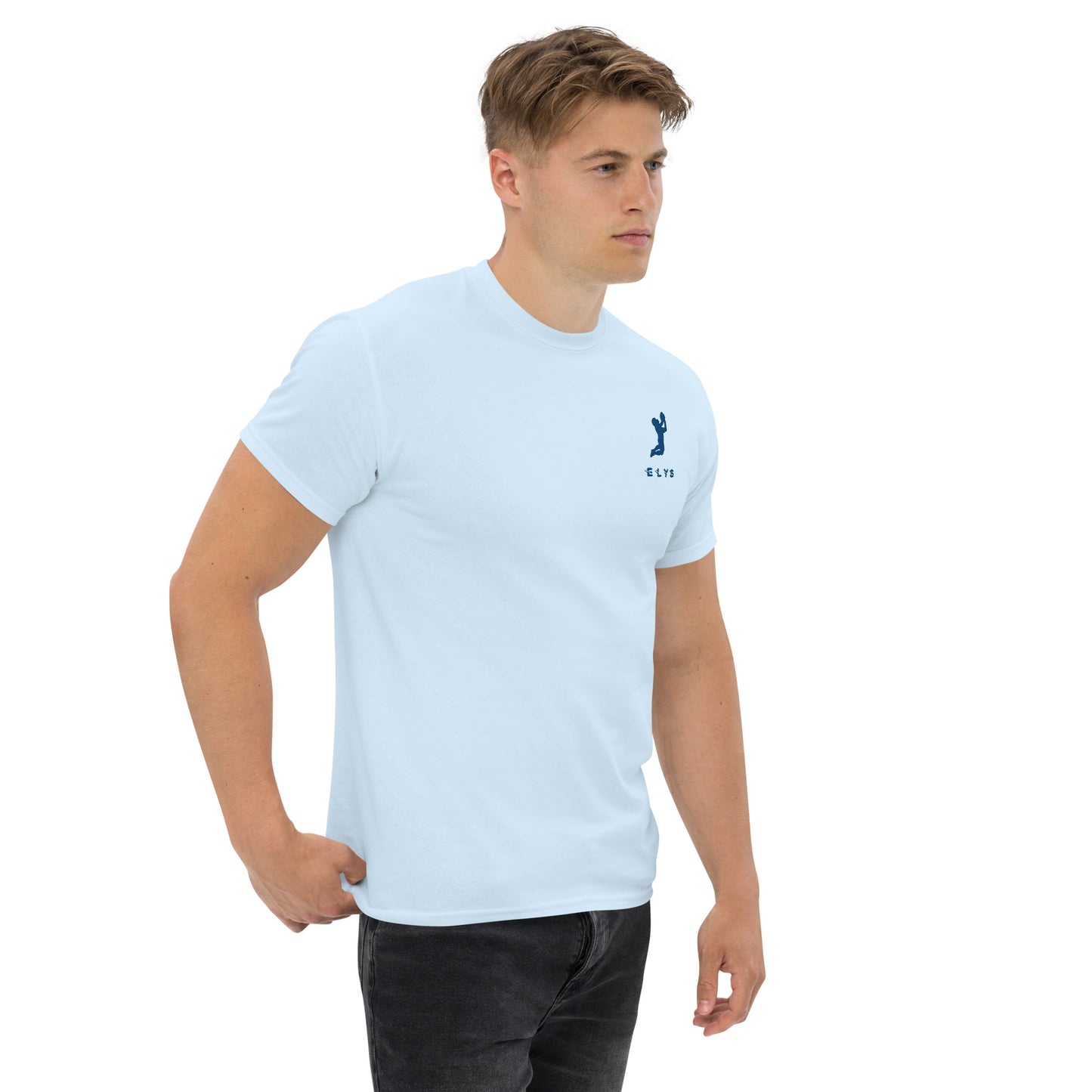 T-shirt ELYS Homme logo Bleu Foncé