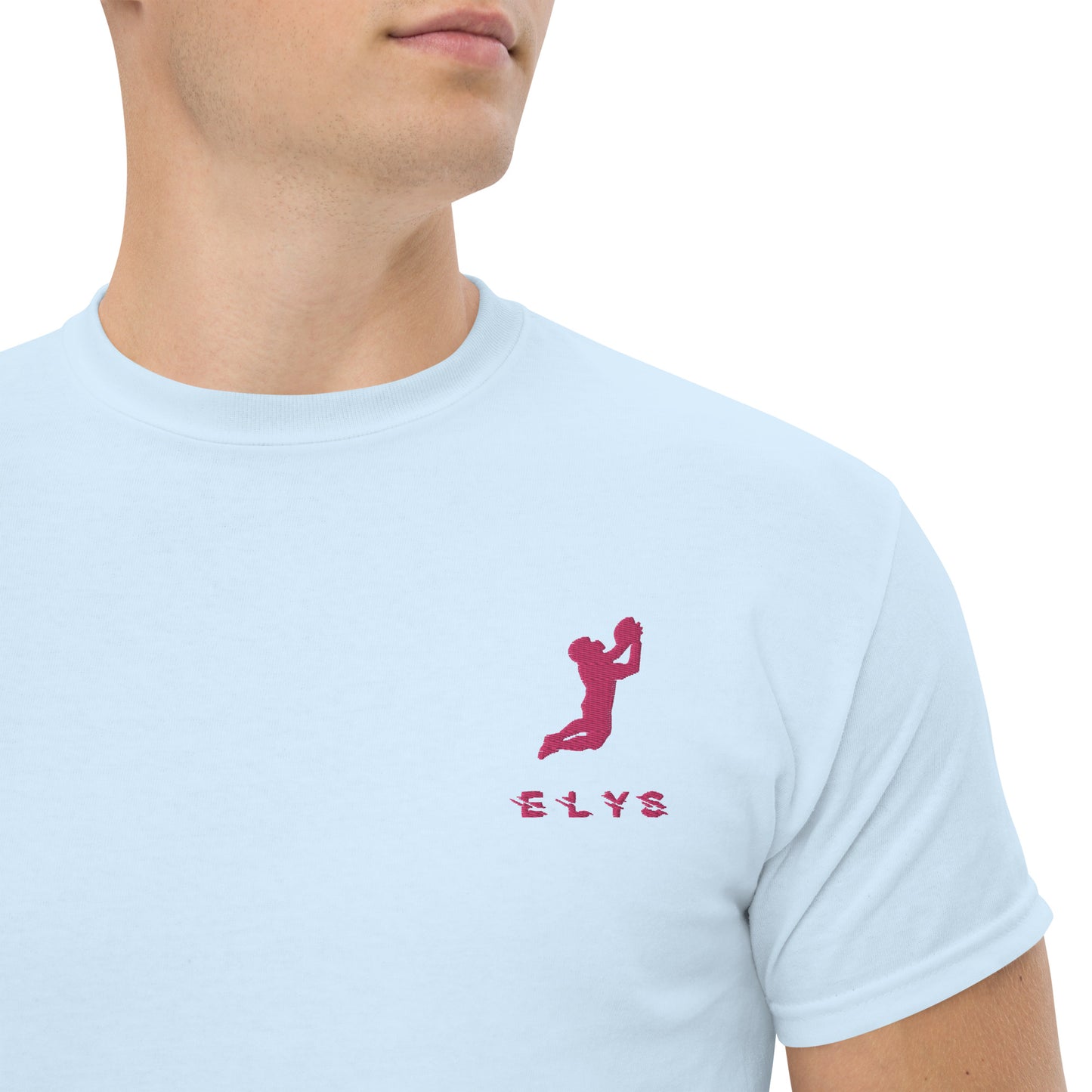 T-shirt ELYS Homme logo Rose