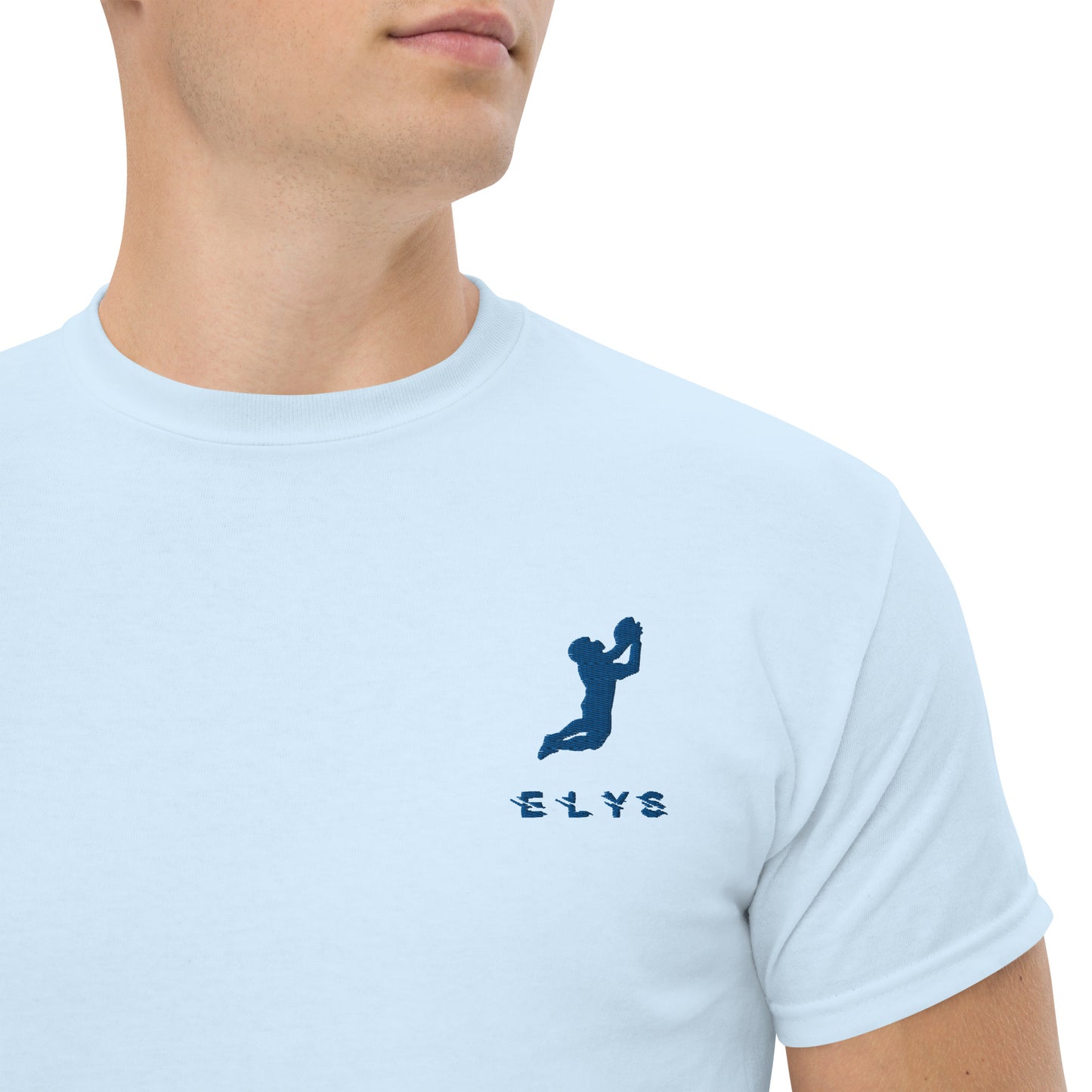 T-shirt ELYS Homme logo Bleu Foncé