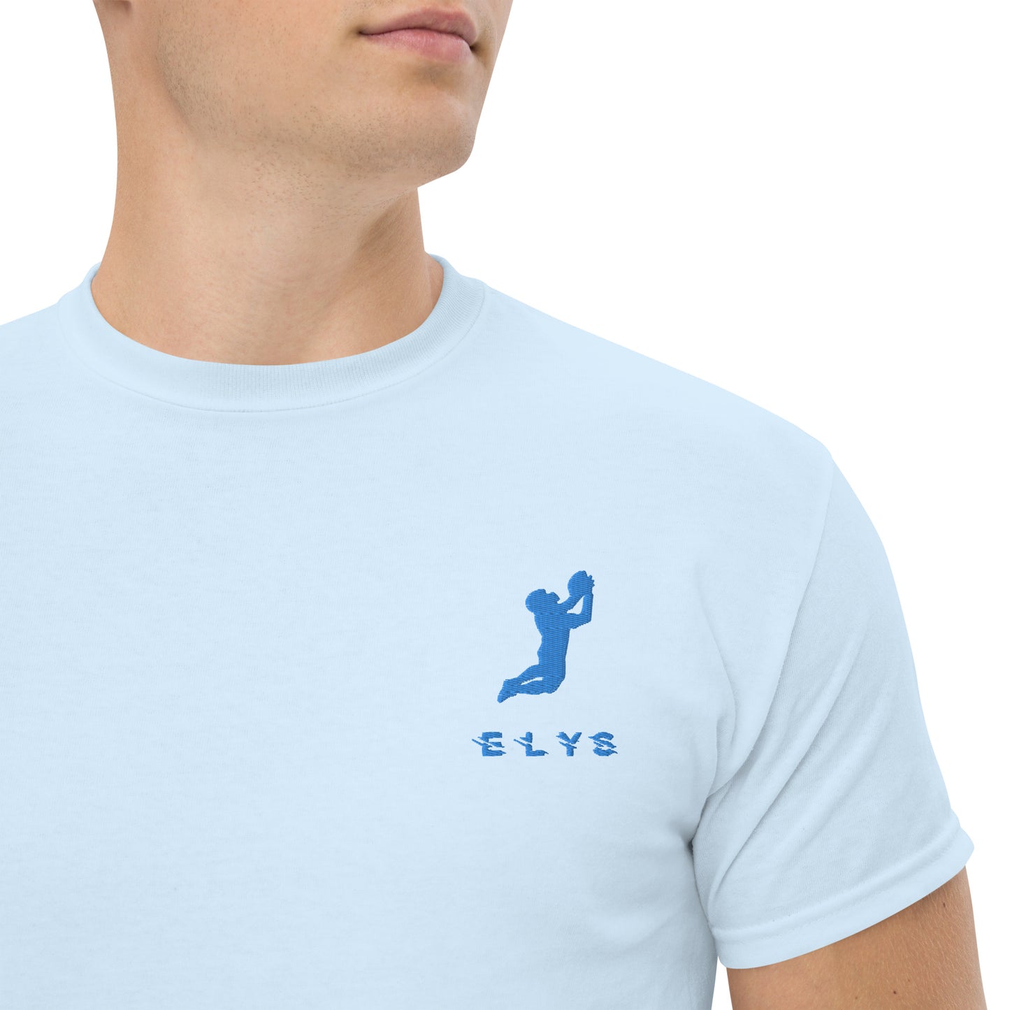 T-shirt ELYS Homme logo Bleu Clair