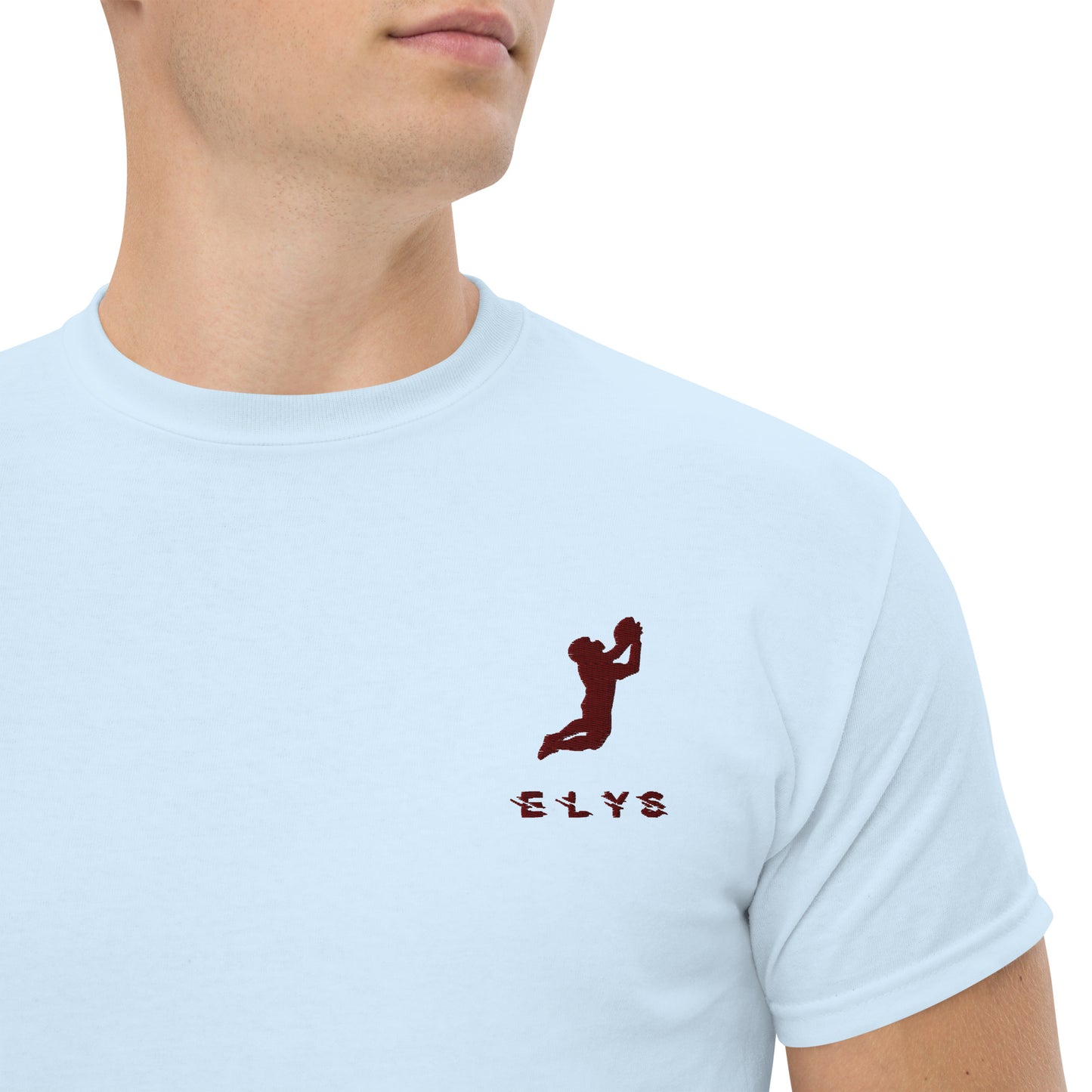 T-shirt ELYS Homme logo Bordeaux