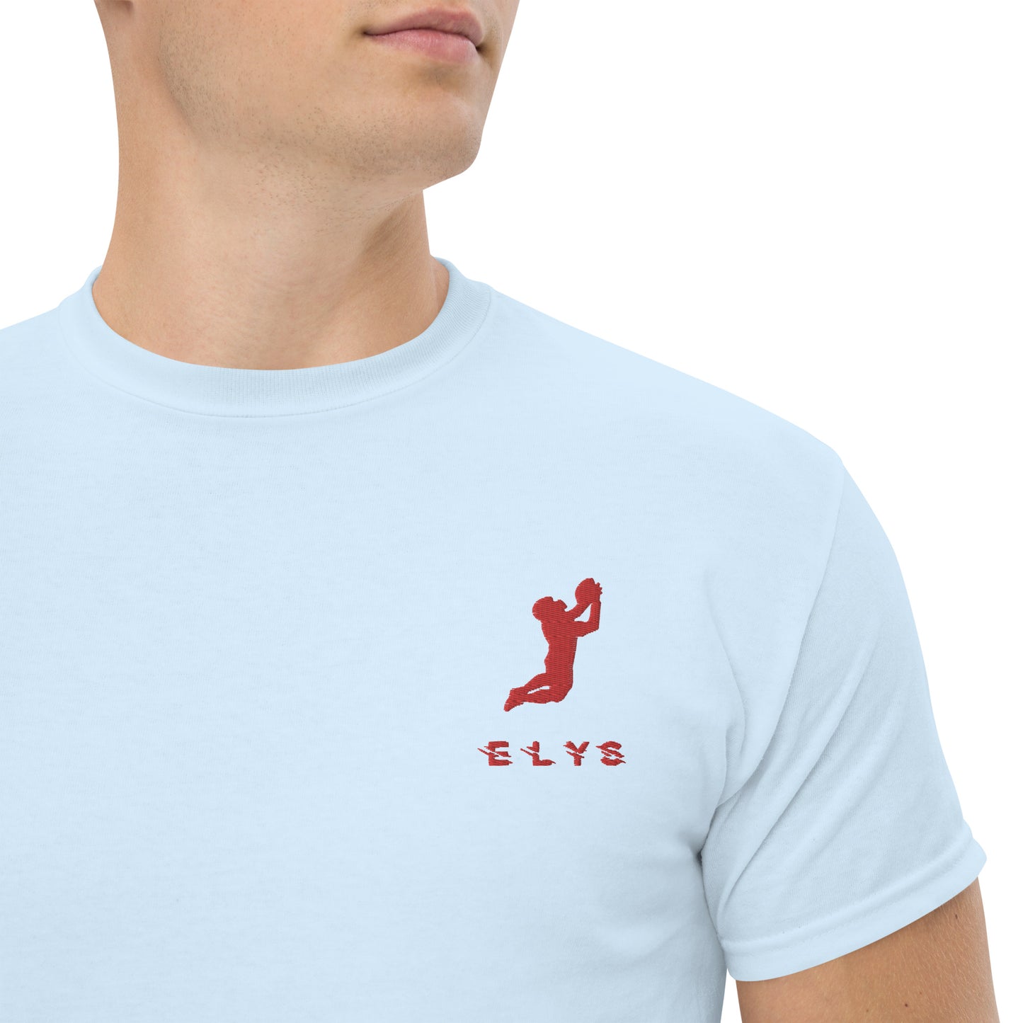 T-shirt ELYS Homme logo Rouge