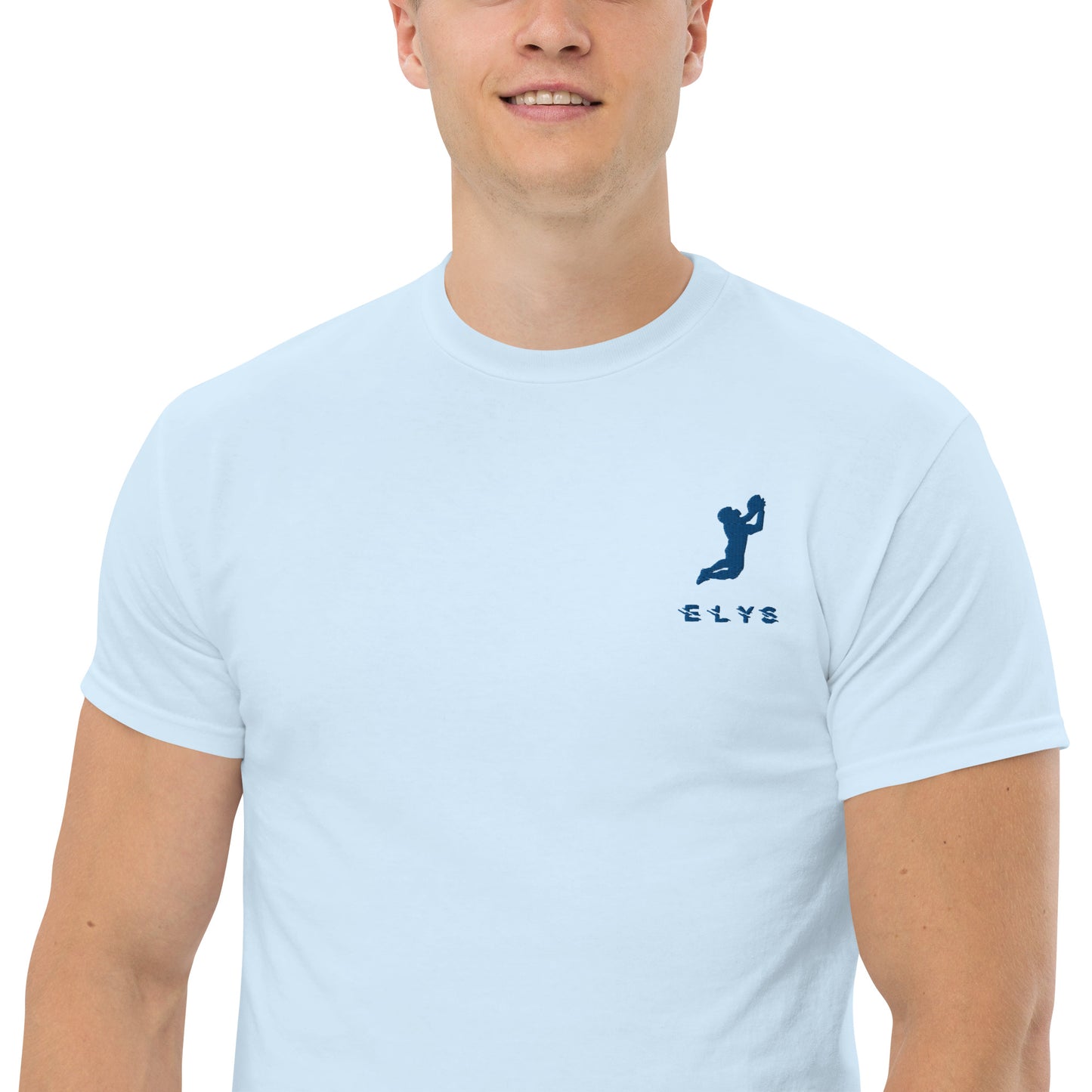 T-shirt ELYS Homme logo Bleu Foncé