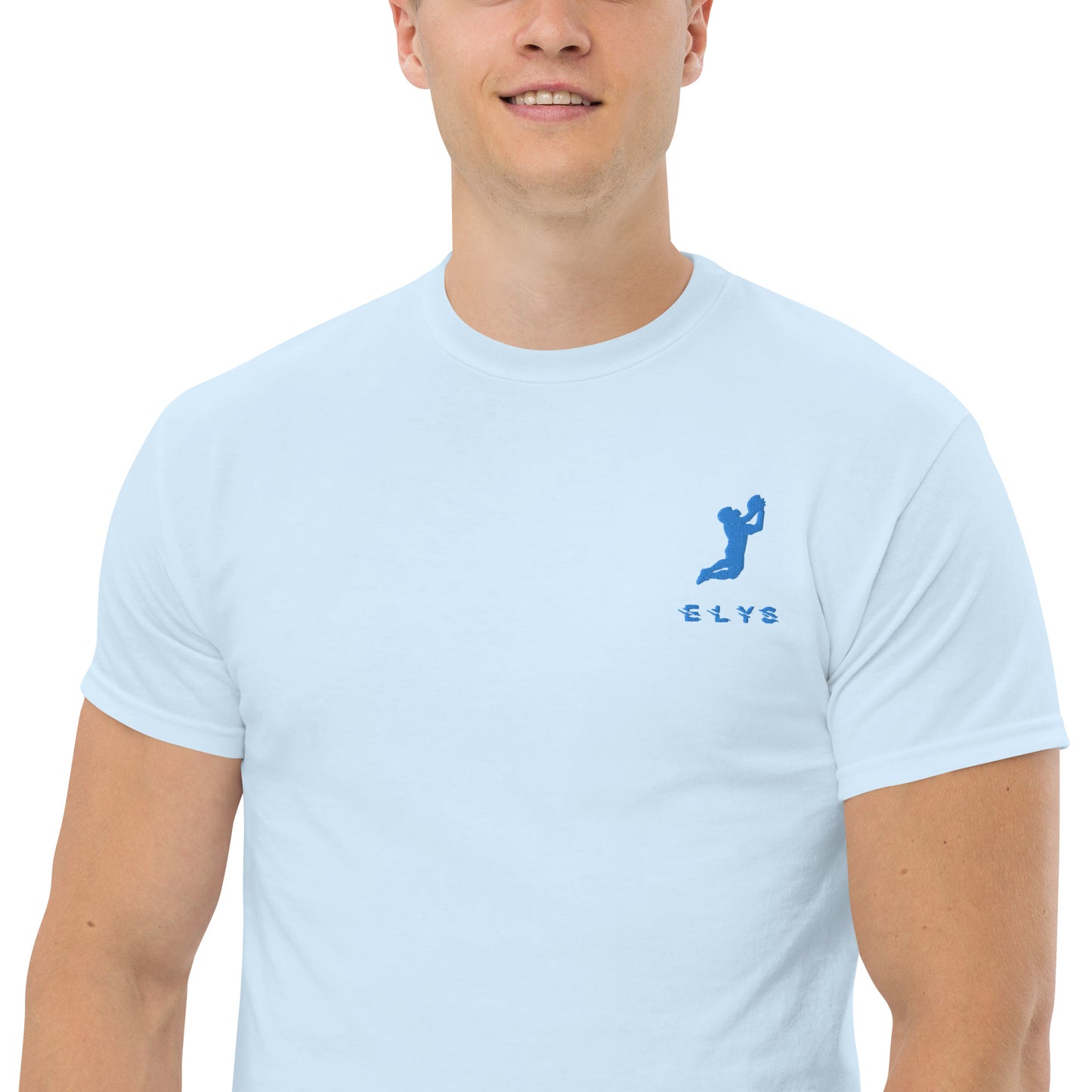 T-shirt ELYS Homme logo Bleu Clair