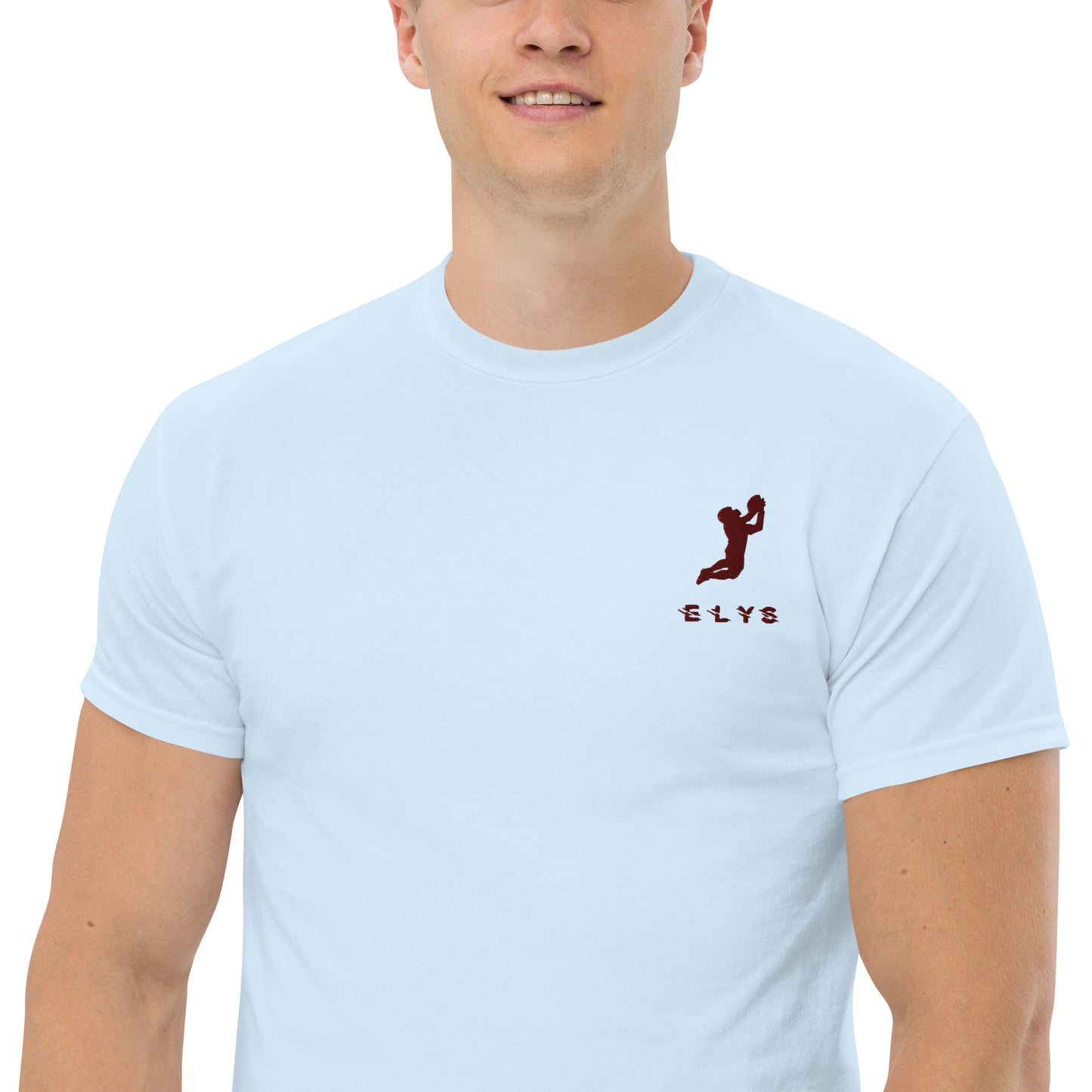 T-shirt ELYS Homme logo Bordeaux