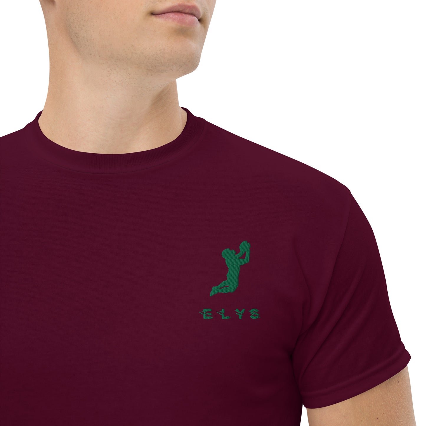 T-shirt ELYS Homme logo Vert Foncé