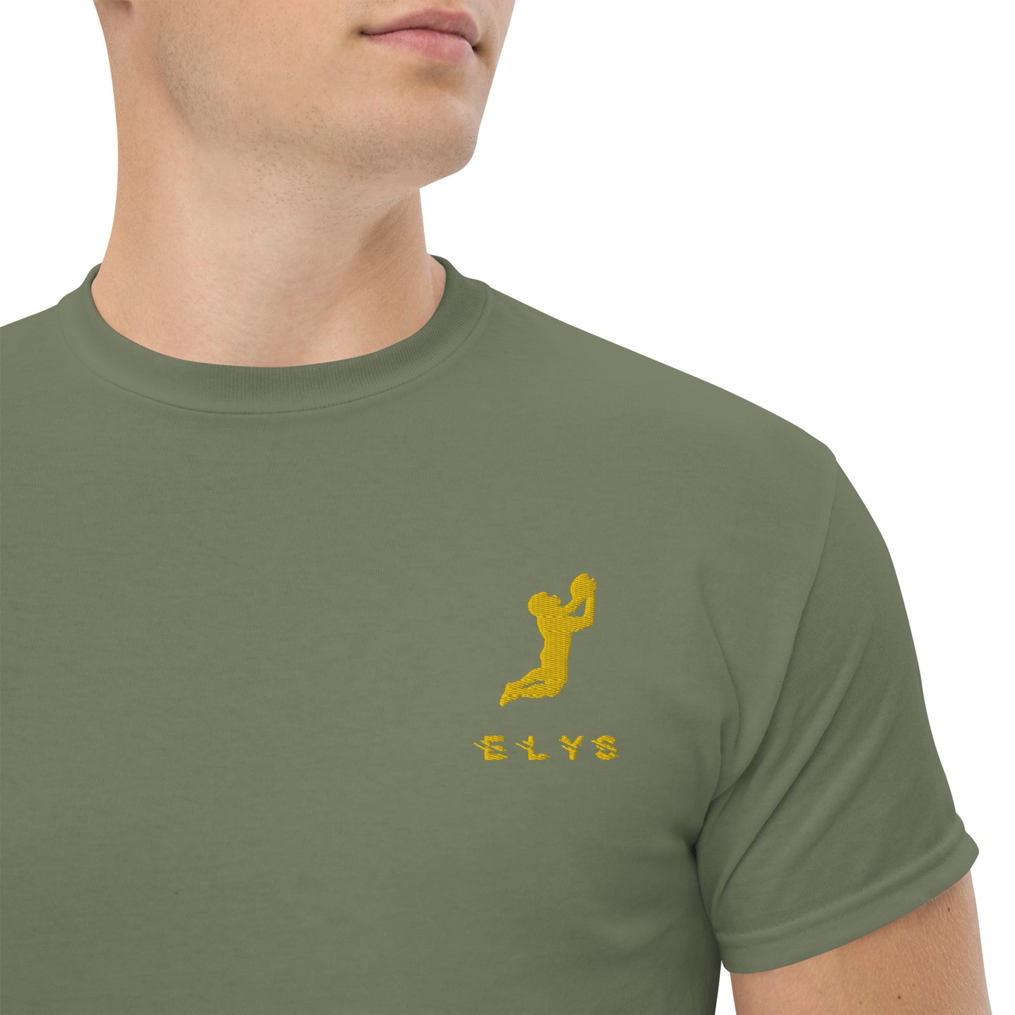 T-shirt ELYS Homme logo Jaune