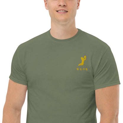 T-shirt ELYS Homme logo Jaune