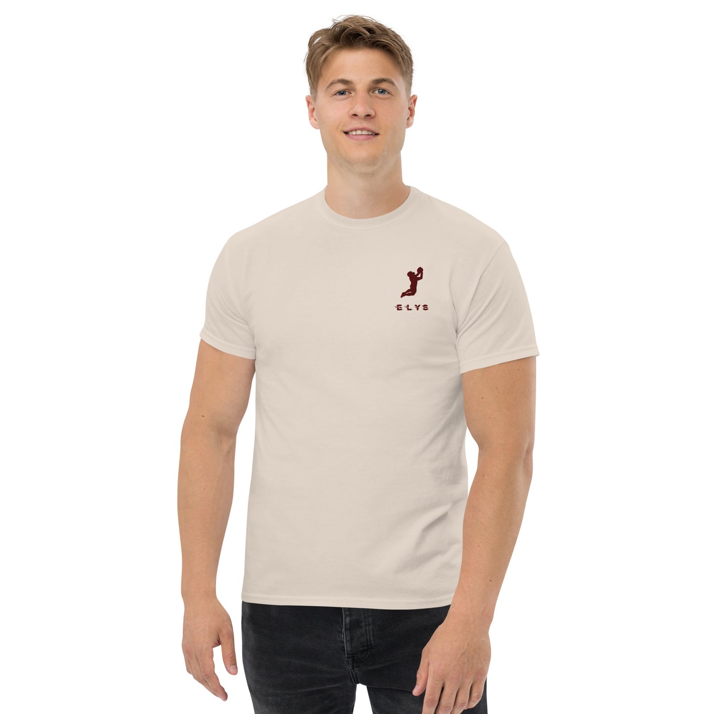 T-shirt ELYS Homme logo Bordeaux