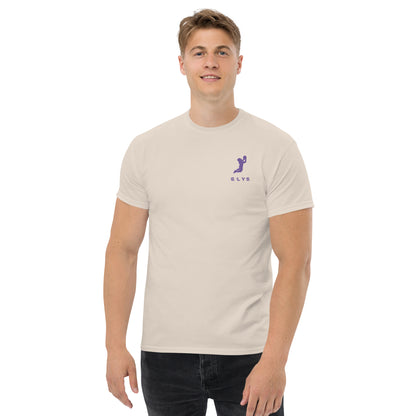 T-shirt ELYS Homme logo Violet