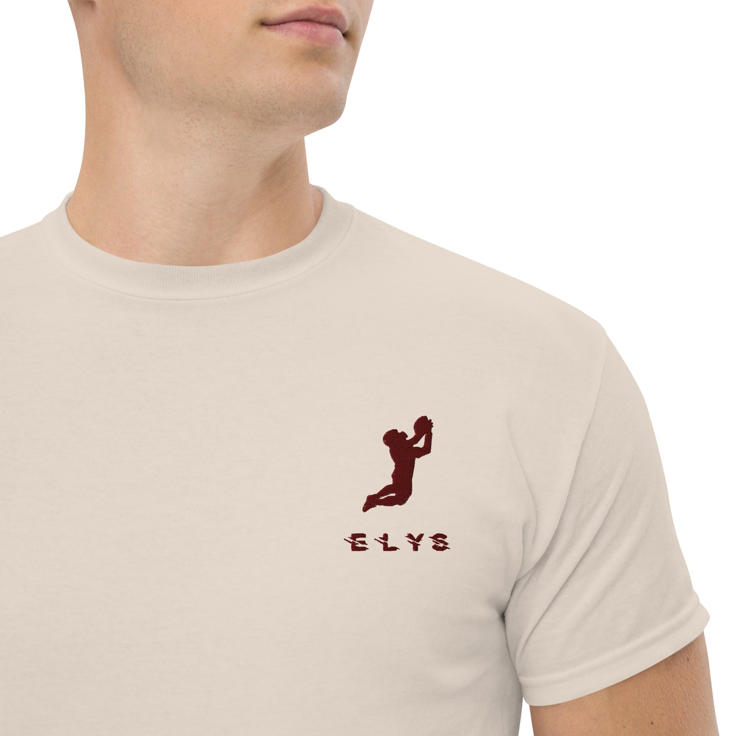 T-shirt ELYS Homme logo Bordeaux