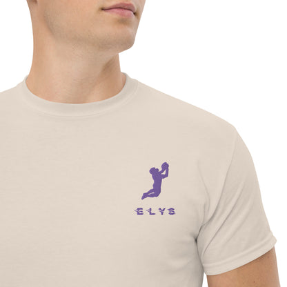 T-shirt ELYS Homme logo Violet